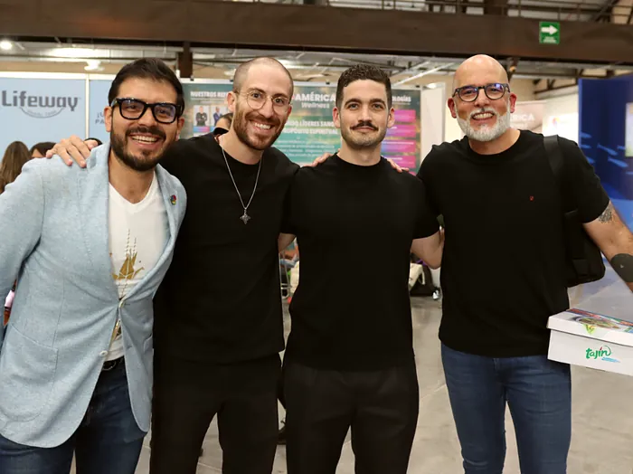 Ademir Alvarado with specialists and allies at BienFest